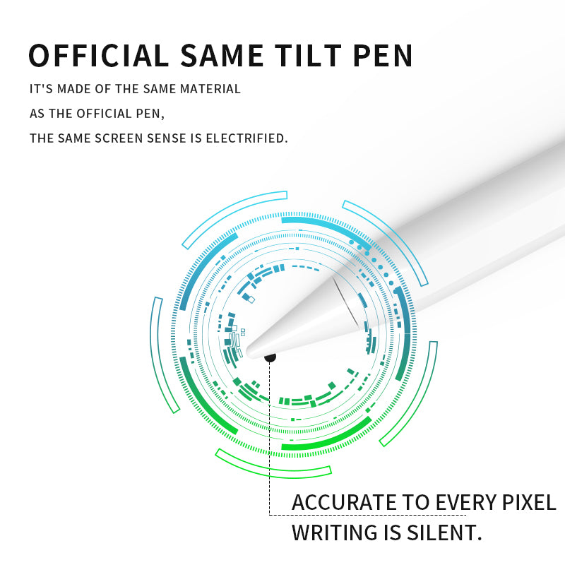 Faster Charging Stylus Pen For iPad, Magnetic Pencil for iPad in 2018-2022 with Palm Rejection, for iPad Pro 11/12.9 inches, iPad Air 5th/4th/3rd, iPad 9th/8th/7th/6th, iPad Mini 6th/5th-White
