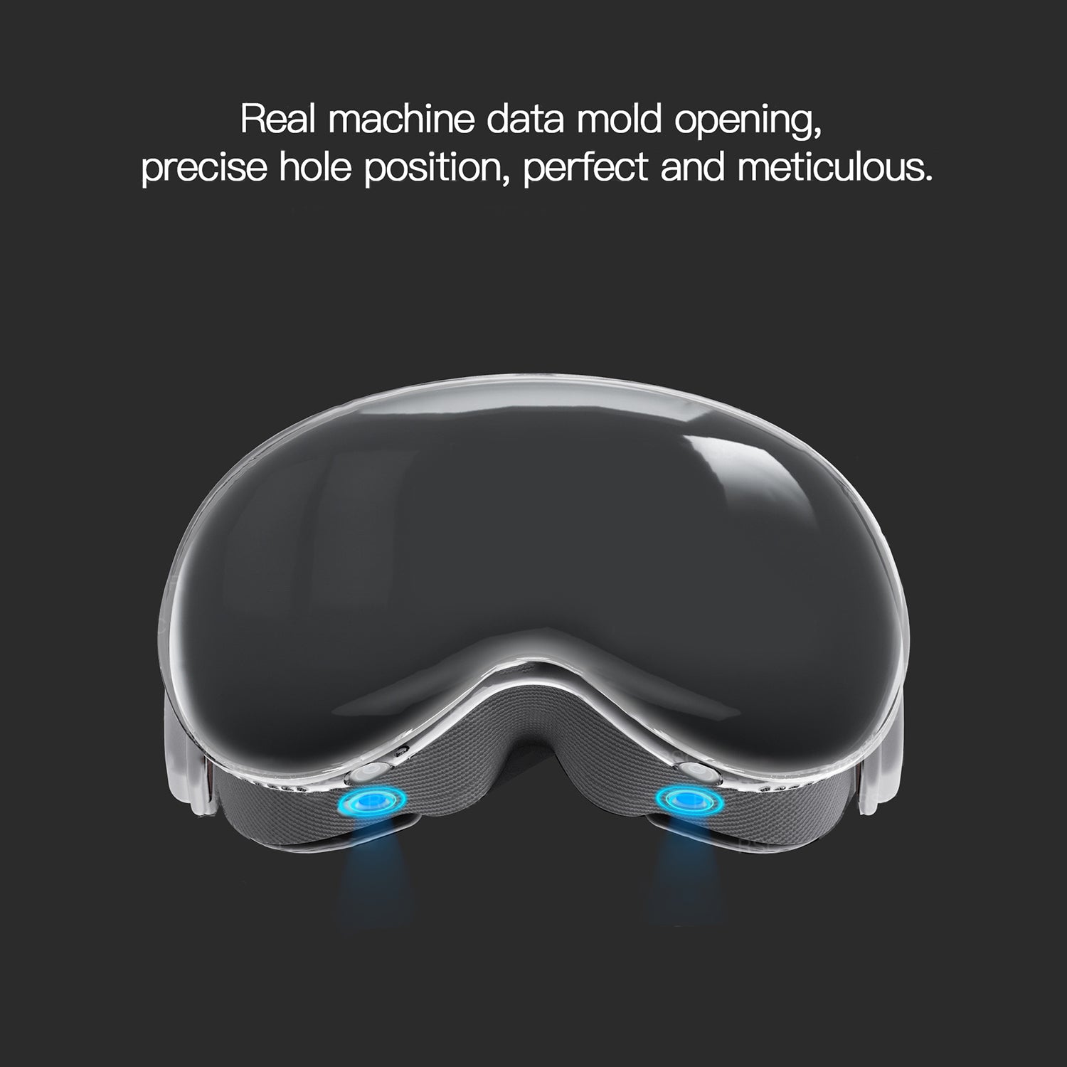 Apple Vision Pro Protective Case VR Outer Cover Transparent Anti-fall Protective Case-Clear
