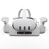Wall/desktop Charging Base Accessory for Meta Quest 3 VR Glasses and Controller-White