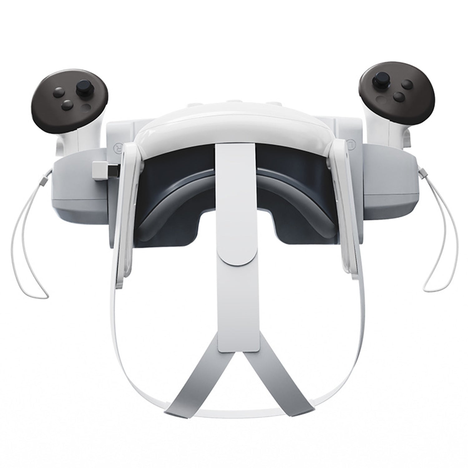Wall/desktop Charging Base Accessory for Meta Quest 3 VR Glasses and Controller-White
