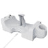 Wall/desktop Charging Base Accessory for Meta Quest 3 VR Glasses and Controller-White