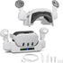Wall/desktop Charging Base Accessory for Meta Quest 3 VR Glasses and Controller-White