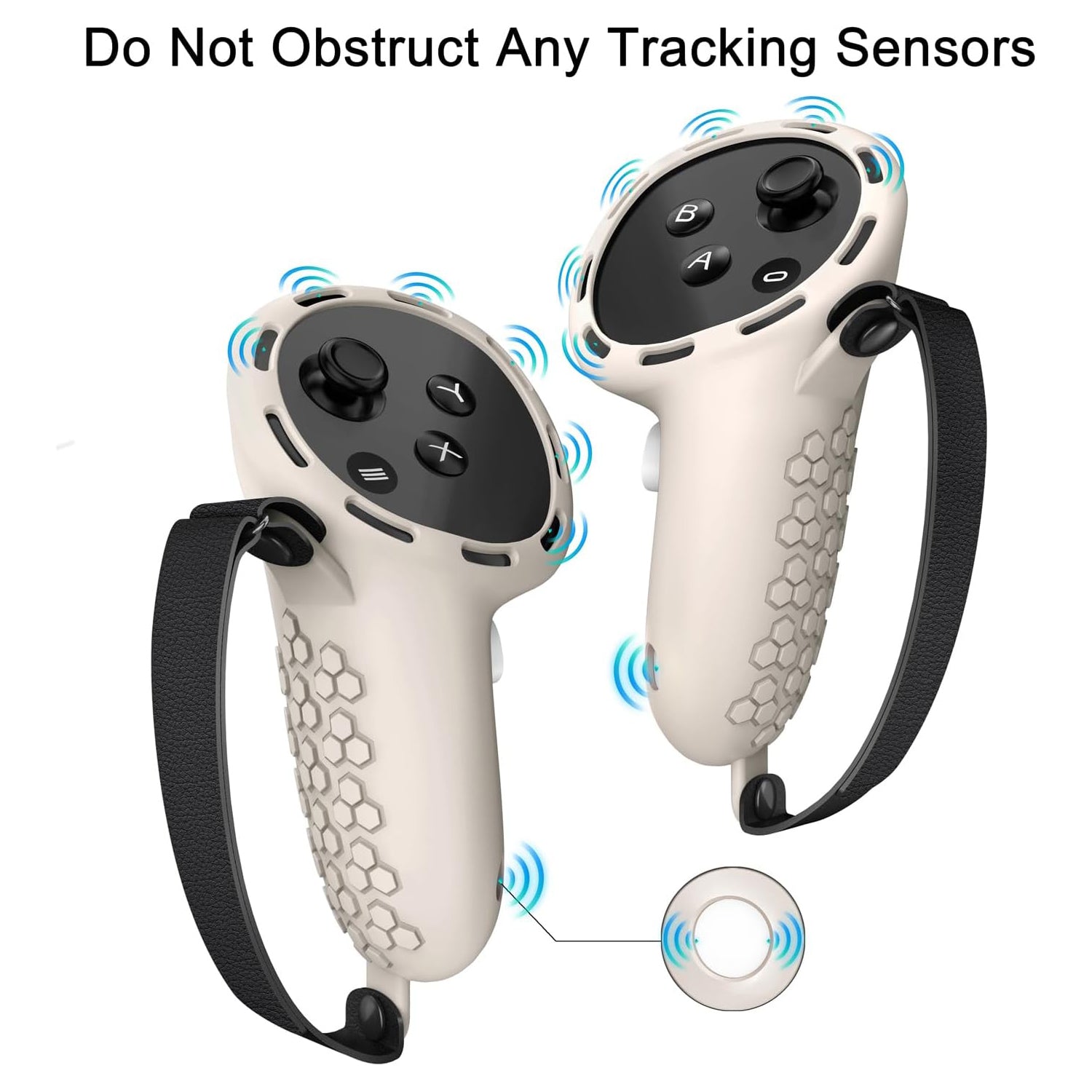 Meta Quest 3 Accessories, Silicone Controller Grip Case, Soft Case with Host Cover and Mask and Lens Cap Five Piece Set Case