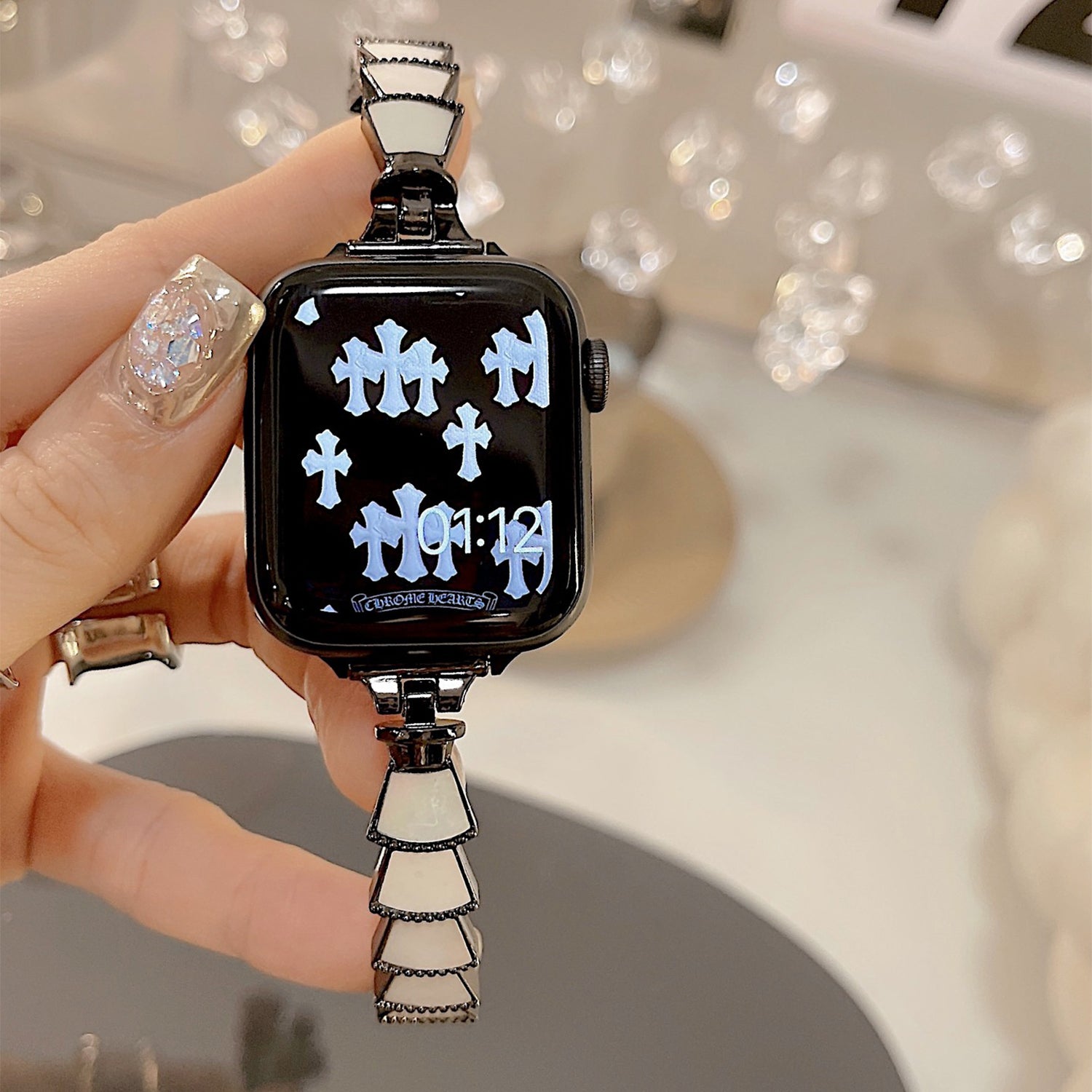 42/44/45/49mm Shell Bracelet For Apple Watch Series 9/SE/7/6/ 5/ 4 /3/ 2/ 1