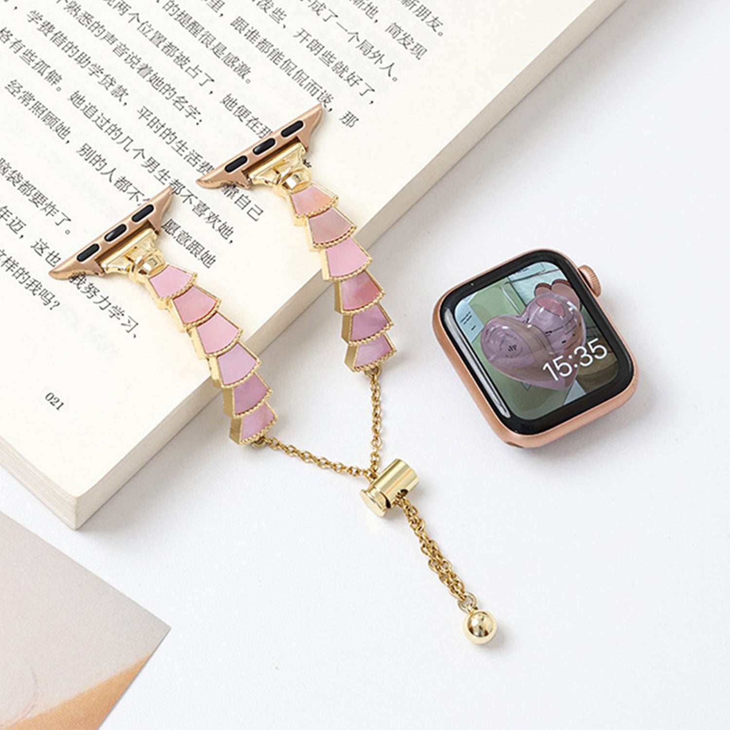 38/40/41mm Shell Bracelet For Apple Watch SE/7/6/ 5/ 4 /3/ 2/ 1
