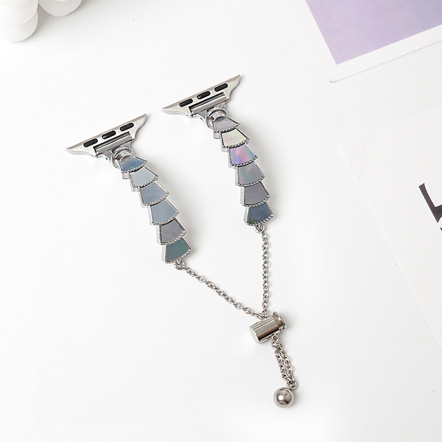 38/40/41mm Shell Bracelet For Apple Watch SE/7/6/ 5/ 4 /3/ 2/ 1