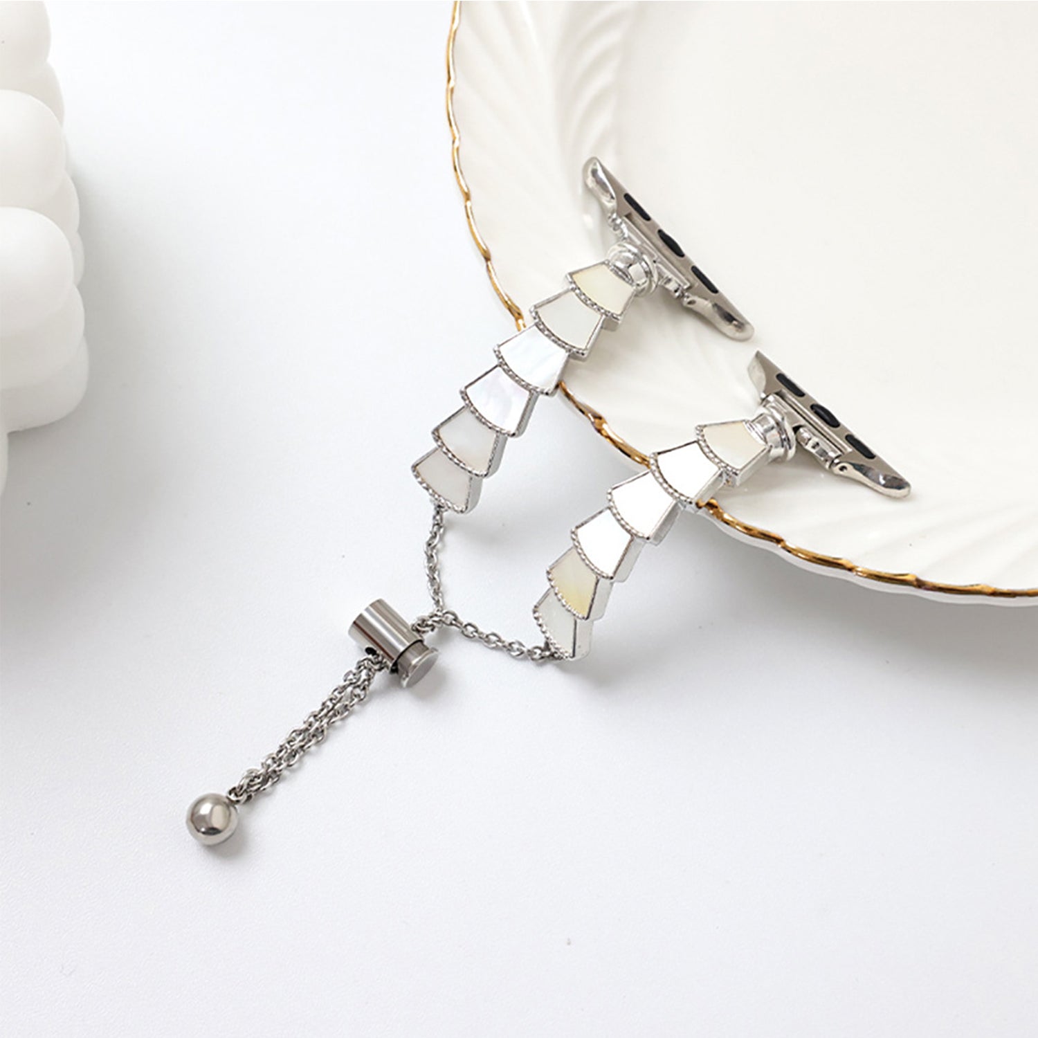 38/40/41mm Shell Bracelet For Apple Watch SE/7/6/ 5/ 4 /3/ 2/ 1