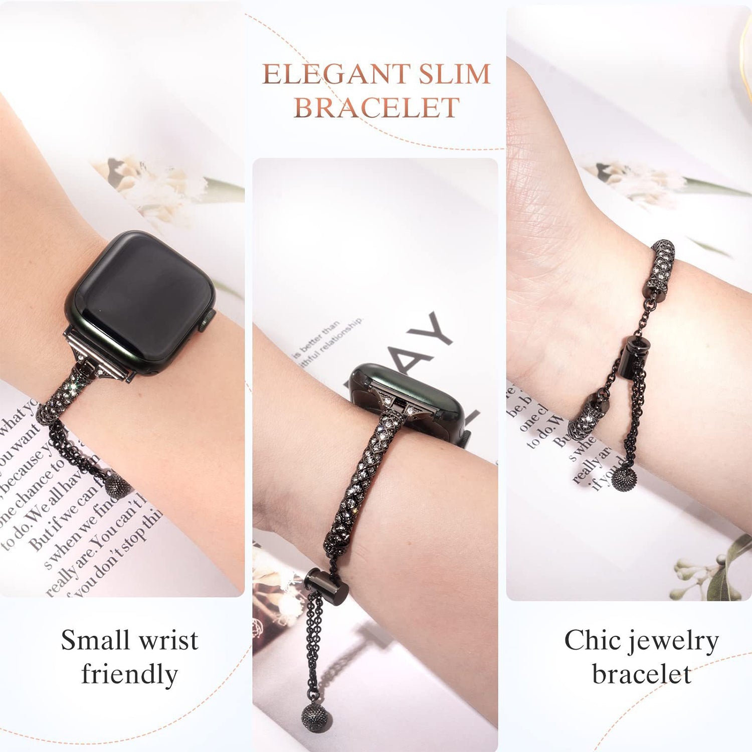 42/44/45/49mm Shell Bracelet For Apple Watch Series 9/SE/7/6/ 5/ 4 /3/ 2/ 1