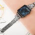38/40/41mm Apple Watch Clover Set diamonds Metal Strap Series SE/7/6/5/4/3/2/1