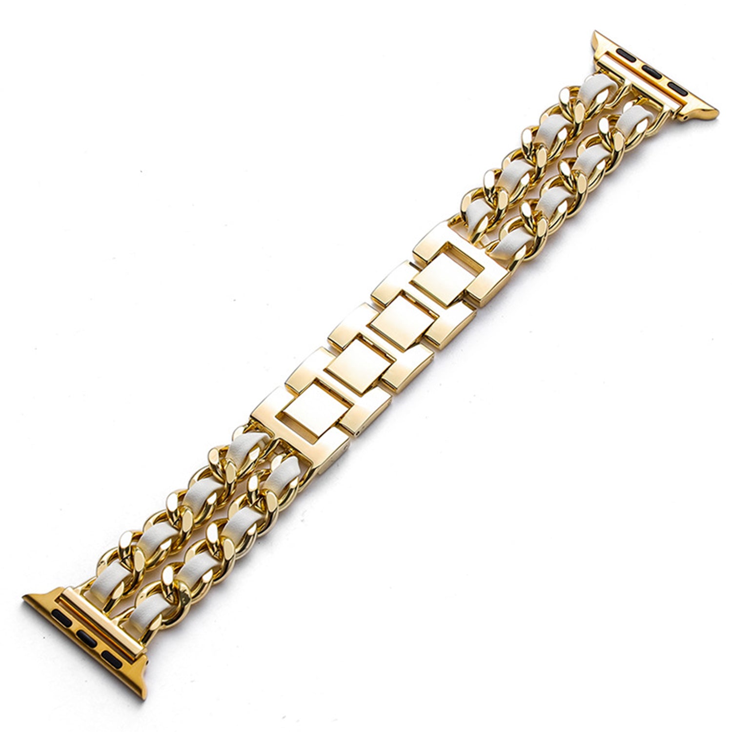 42/44/45mm Apple Watch  Stainless Steel Denim Chain Watch Strap Series 9/SE/7/6/5/4/3/2/1