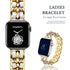 42/44/45mm Apple Watch  Stainless Steel Denim Chain Watch Strap Series 9/SE/7/6/5/4/3/2/1