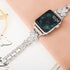 38/40/41mm Apple Watch Clover Set diamonds Metal Strap Series SE/7/6/5/4/3/2/1