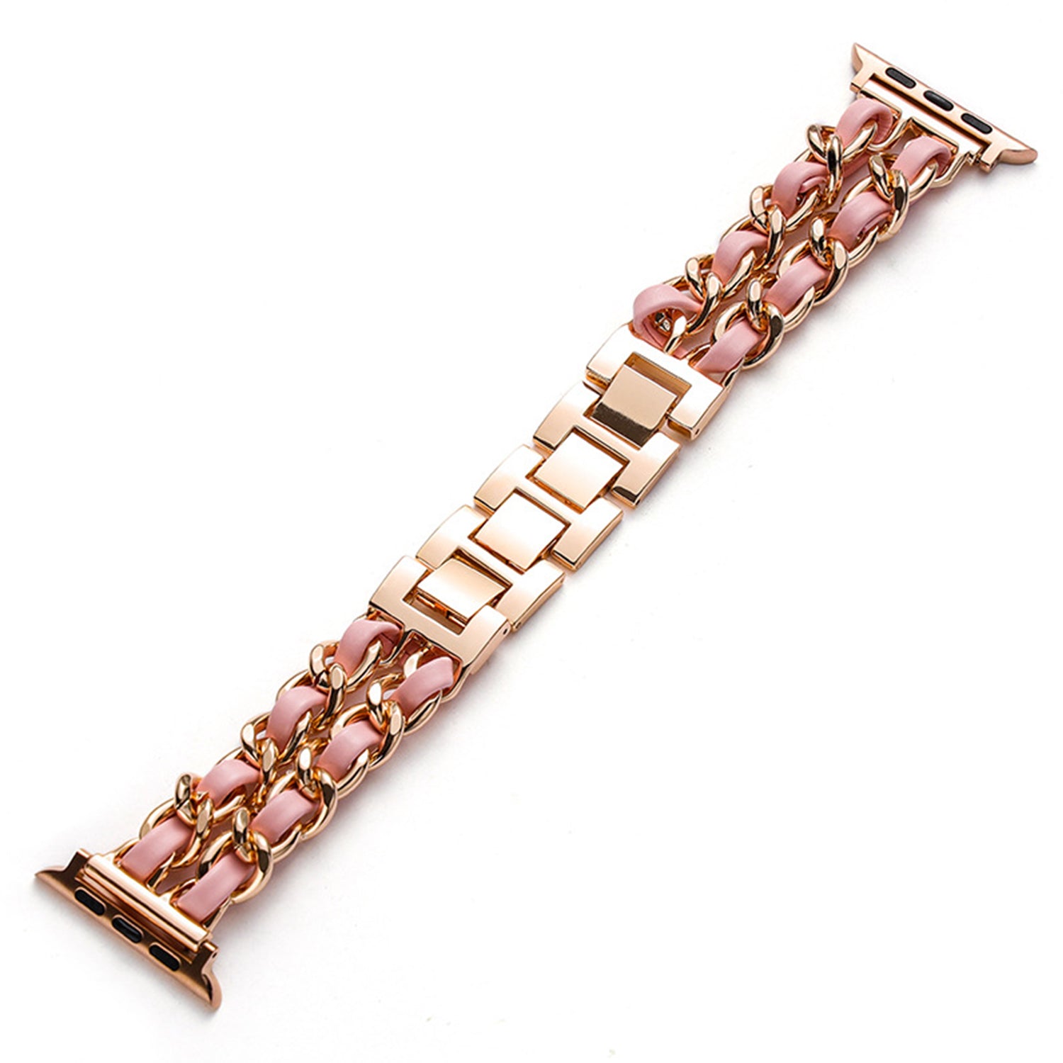 42/44/45mm Apple Watch  Stainless Steel Denim Chain Watch Strap Series 9/SE/7/6/5/4/3/2/1