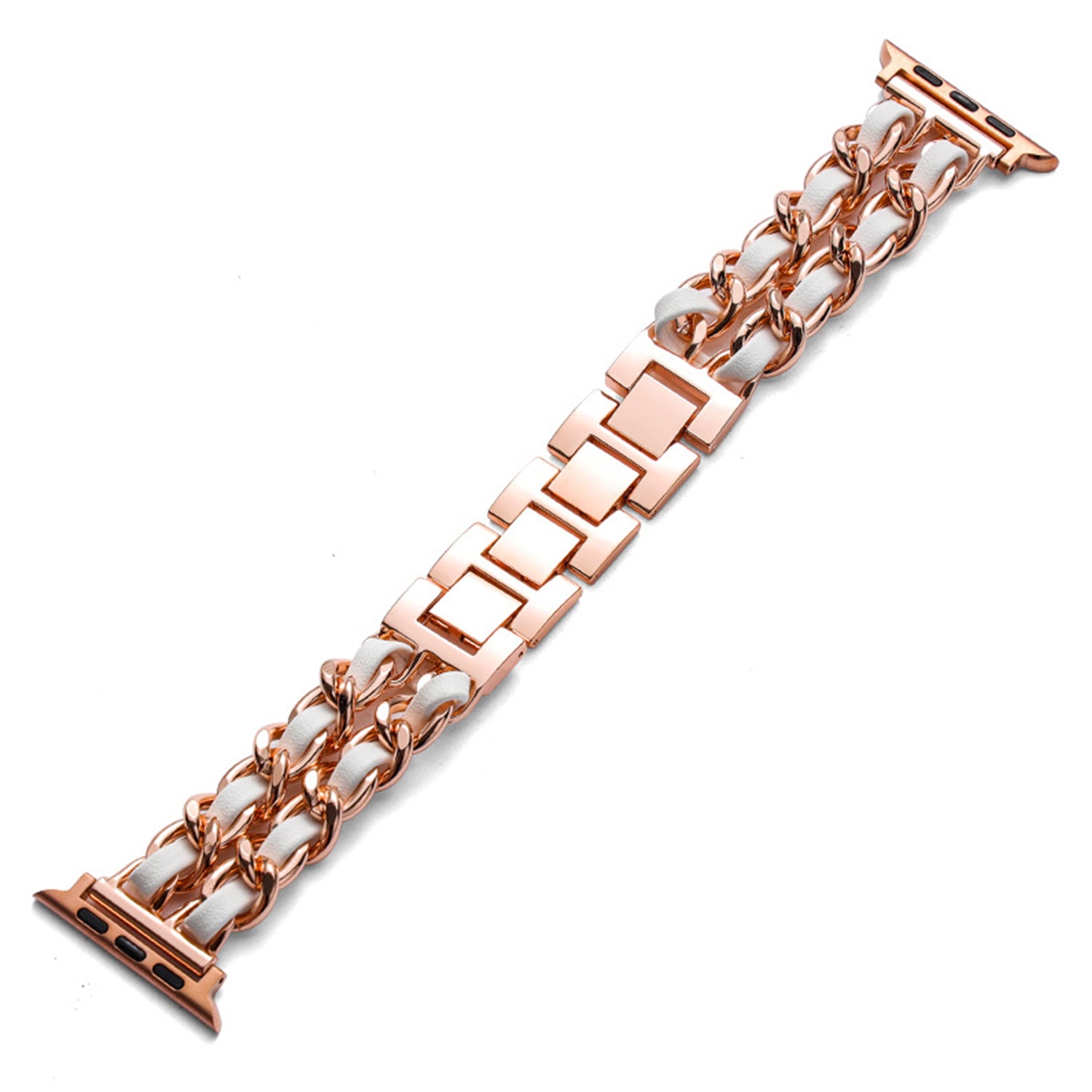 42/44/45mm Apple Watch  Stainless Steel Denim Chain Watch Strap Series 9/SE/7/6/5/4/3/2/1