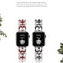 42/44/45mm Apple Watch  Stainless Steel Denim Chain Watch Strap Series 9/SE/7/6/5/4/3/2/1