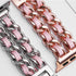 42/44/45mm Apple Watch  Stainless Steel Denim Chain Watch Strap Series 9/SE/7/6/5/4/3/2/1