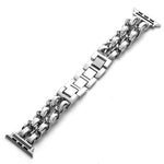 42/44/45mm Apple Watch  Stainless Steel Denim Chain Watch Strap Series 9/SE/7/6/5/4/3/2/1