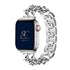 42/44/45mm Apple Watch  Stainless Steel Denim Chain Watch Strap Series 9/SE/7/6/5/4/3/2/1