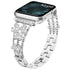 38/40/41mm Apple Watch Clover Set diamonds Metal Strap Series SE/7/6/5/4/3/2/1