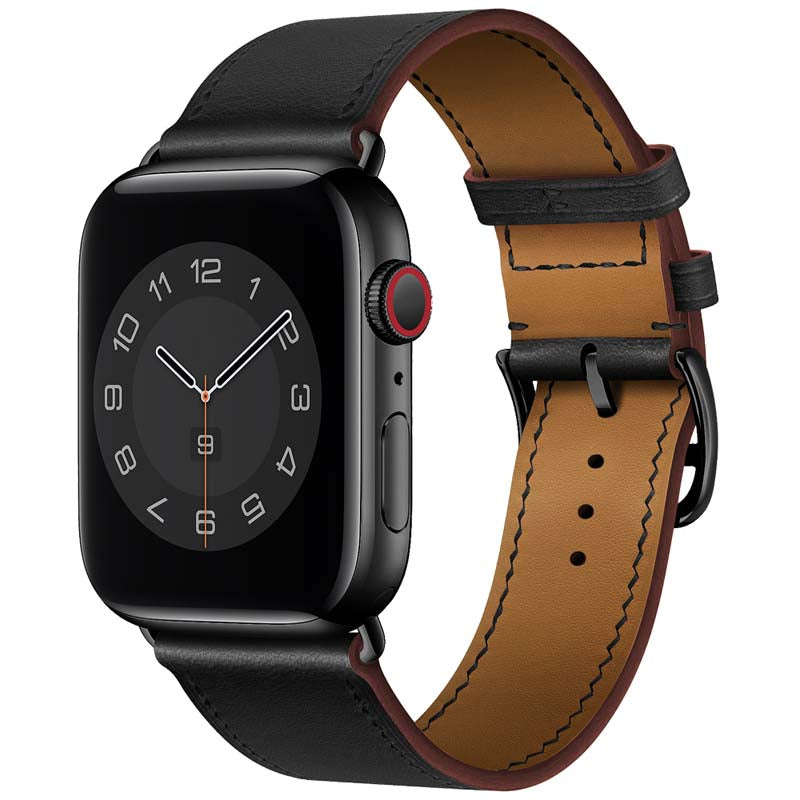 38/40/41mm Color series leather strap suitable for Apple watch8/7/6/SE/5/4/3/2/1