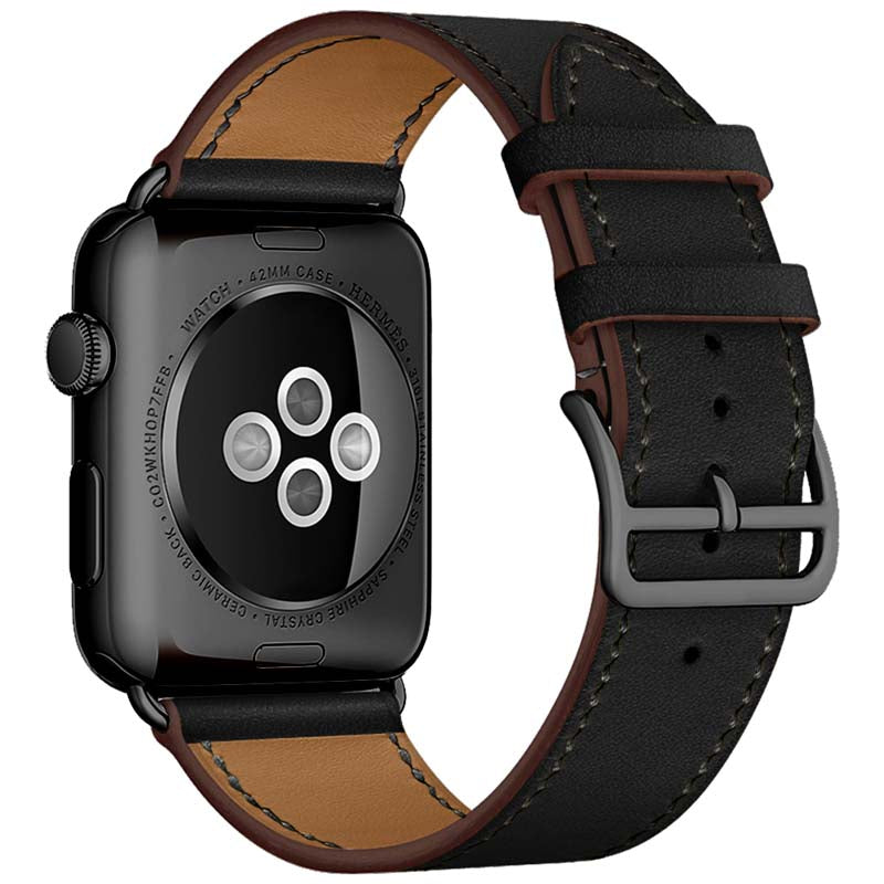 38/40/41mm Color series leather strap suitable for Apple watch8/7/6/SE/5/4/3/2/1