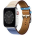 42/44/45/49 mm Color series leather strap suitable for Apple watch8/7/6/SE/5/4/3/2/1