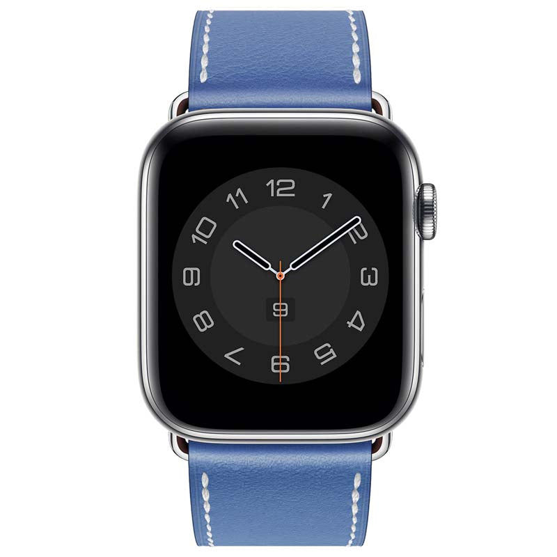 42/44/45/49 mm Color series leather strap suitable for Apple watch8/7/6/SE/5/4/3/2/1