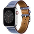 42/44/45/49 mm Color series leather strap suitable for Apple watch8/7/6/SE/5/4/3/2/1