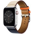 42/44/45/49 mm Color series leather strap suitable for Apple watch8/7/6/SE/5/4/3/2/1