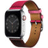 42/44/45/49 mm Color series leather strap suitable for Apple watch8/7/6/SE/5/4/3/2/1