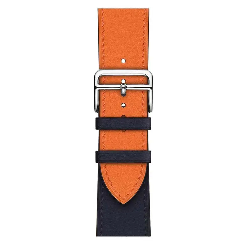 42/44/45/49 mm Color series leather strap suitable for Apple watch8/7/6/SE/5/4/3/2/1