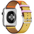 42/44/45/49 mm Color series leather strap suitable for Apple watch8/7/6/SE/5/4/3/2/1