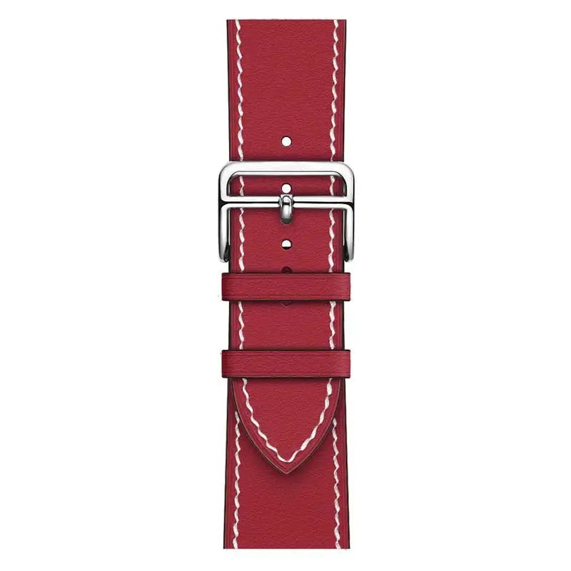 42/44/45/49 mm Color series leather strap suitable for Apple watch8/7/6/SE/5/4/3/2/1
