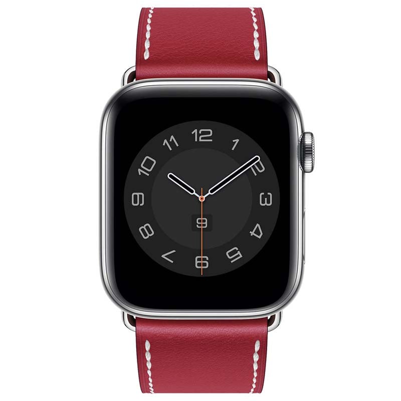 42/44/45/49 mm Color series leather strap suitable for Apple watch8/7/6/SE/5/4/3/2/1