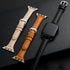 42/44/45mm Apple Watch Xiao Man Waist Ultra Fiber Leather Watch Strap Series 9/SE/7/6/5/4/3/2/1
