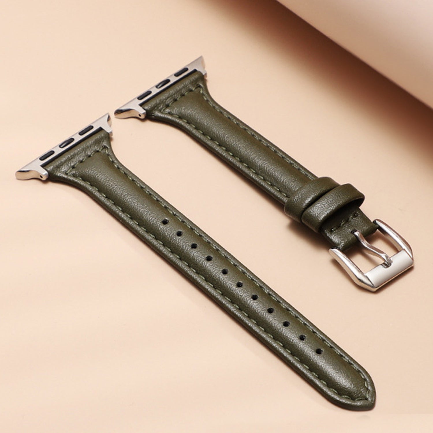 42/44/45mm Apple Watch Xiao Man Waist Ultra Fiber Leather Watch Strap Series 9/SE/7/6/5/4/3/2/1