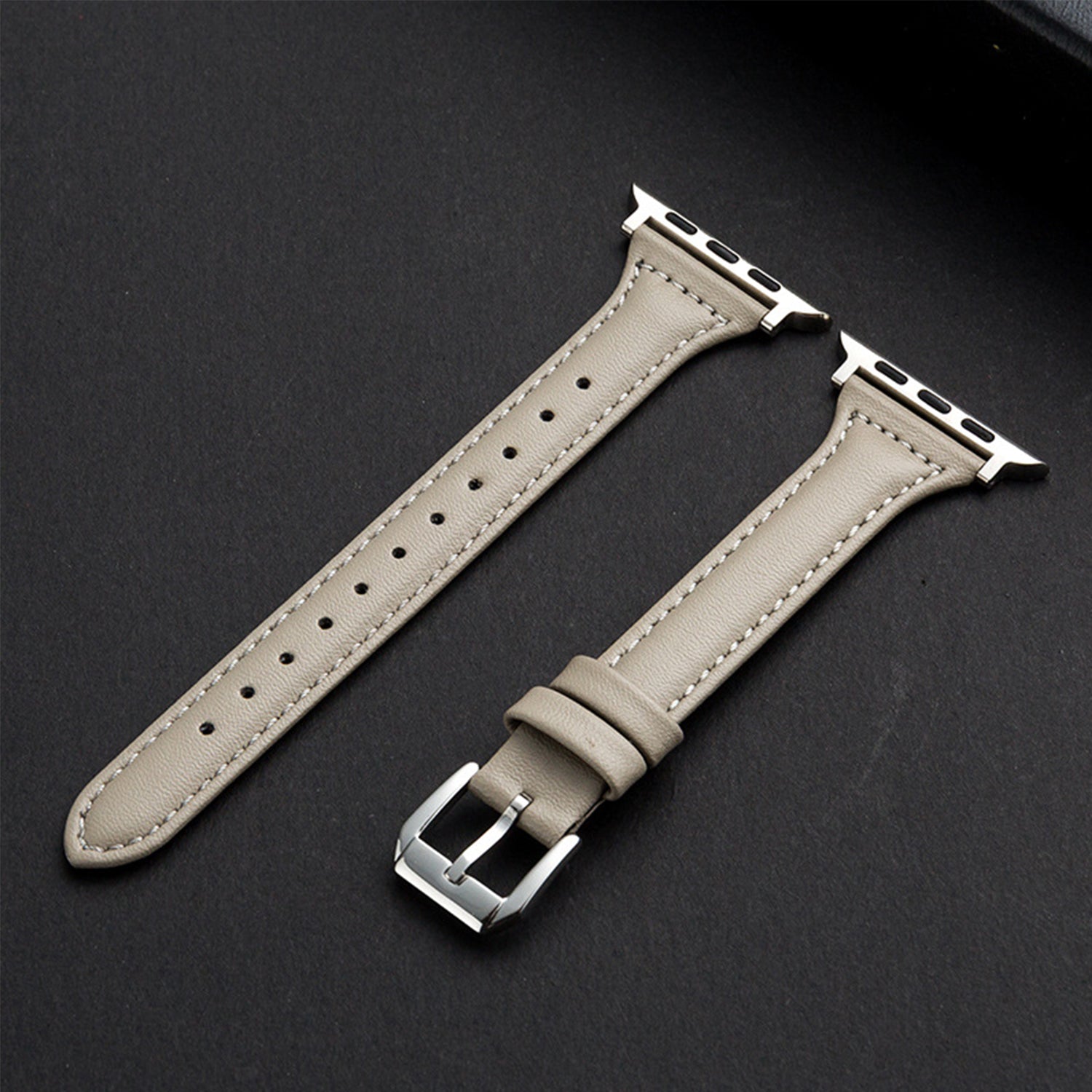 42/44/45mm Apple Watch Xiao Man Waist Ultra Fiber Leather Watch Strap Series 9/SE/7/6/5/4/3/2/1