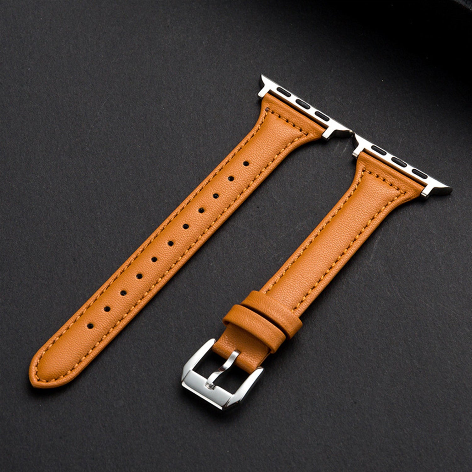 42/44/45mm Apple Watch Xiao Man Waist Ultra Fiber Leather Watch Strap Series 9/SE/7/6/5/4/3/2/1