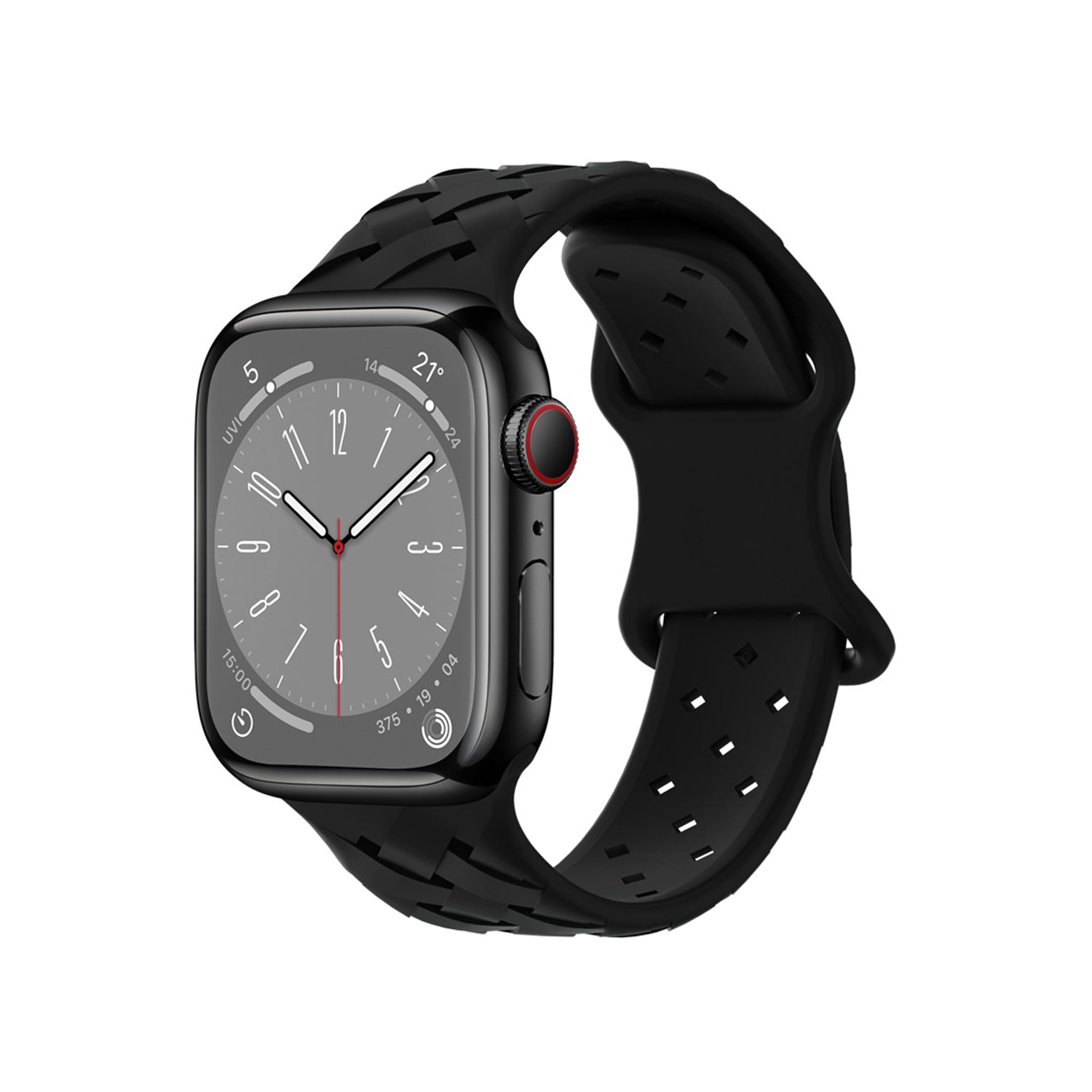 42/44/45/49mm Apple Watch Monochrome Bamboo Woven Series 9/SE/7/6/5/4/3/2/1
