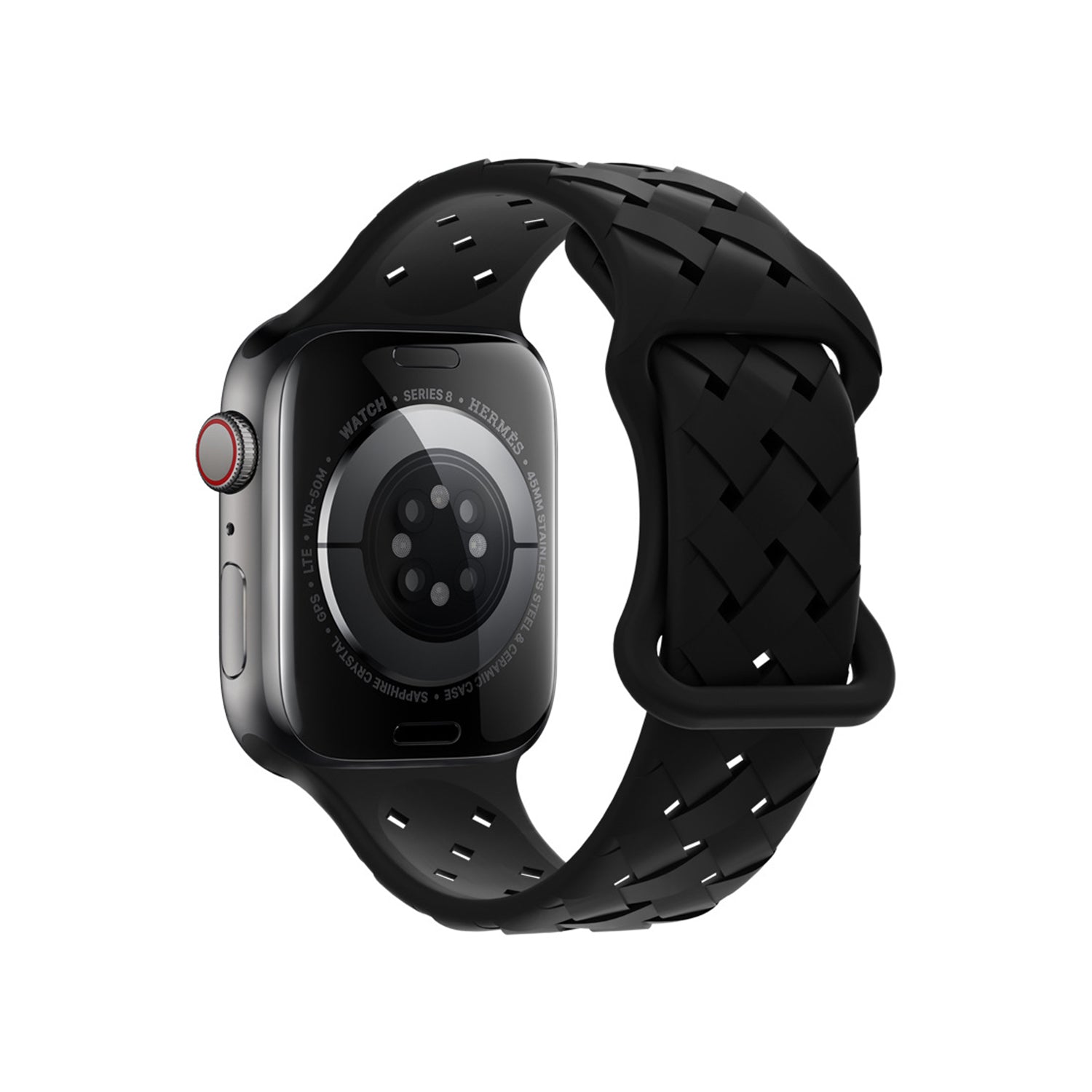 42/44/45/49mm Apple Watch Monochrome Bamboo Woven Series 9/SE/7/6/5/4/3/2/1