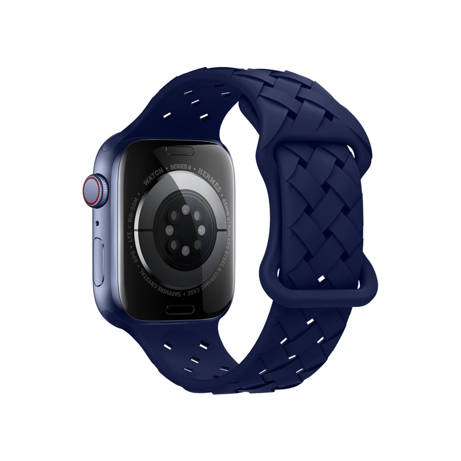 42/44/45/49mm Apple Watch Monochrome Bamboo Woven Series 9/SE/7/6/5/4/3/2/1