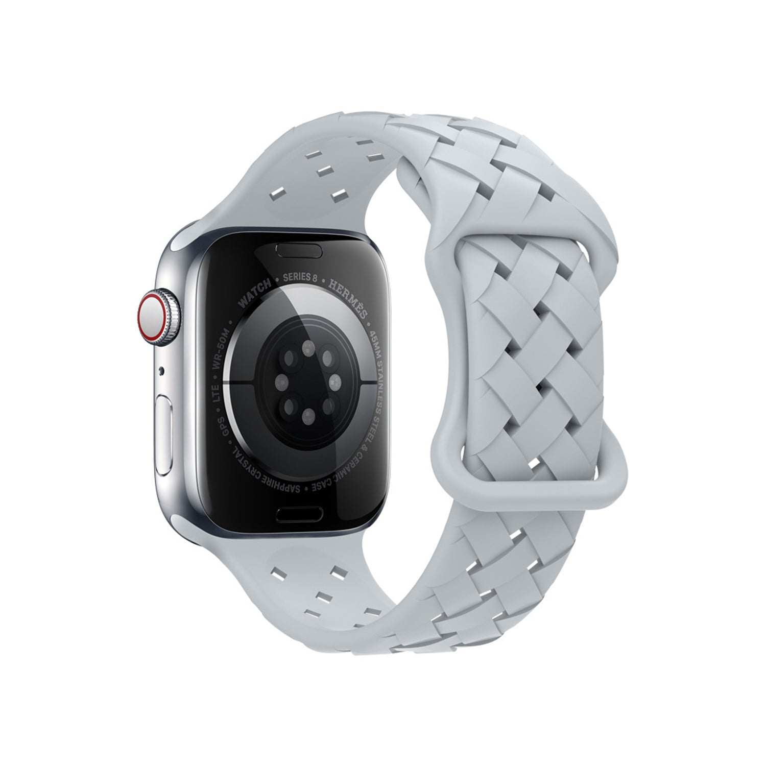 42/44/45/49mm Apple Watch Monochrome Bamboo Woven Series 9/SE/7/6/5/4/3/2/1