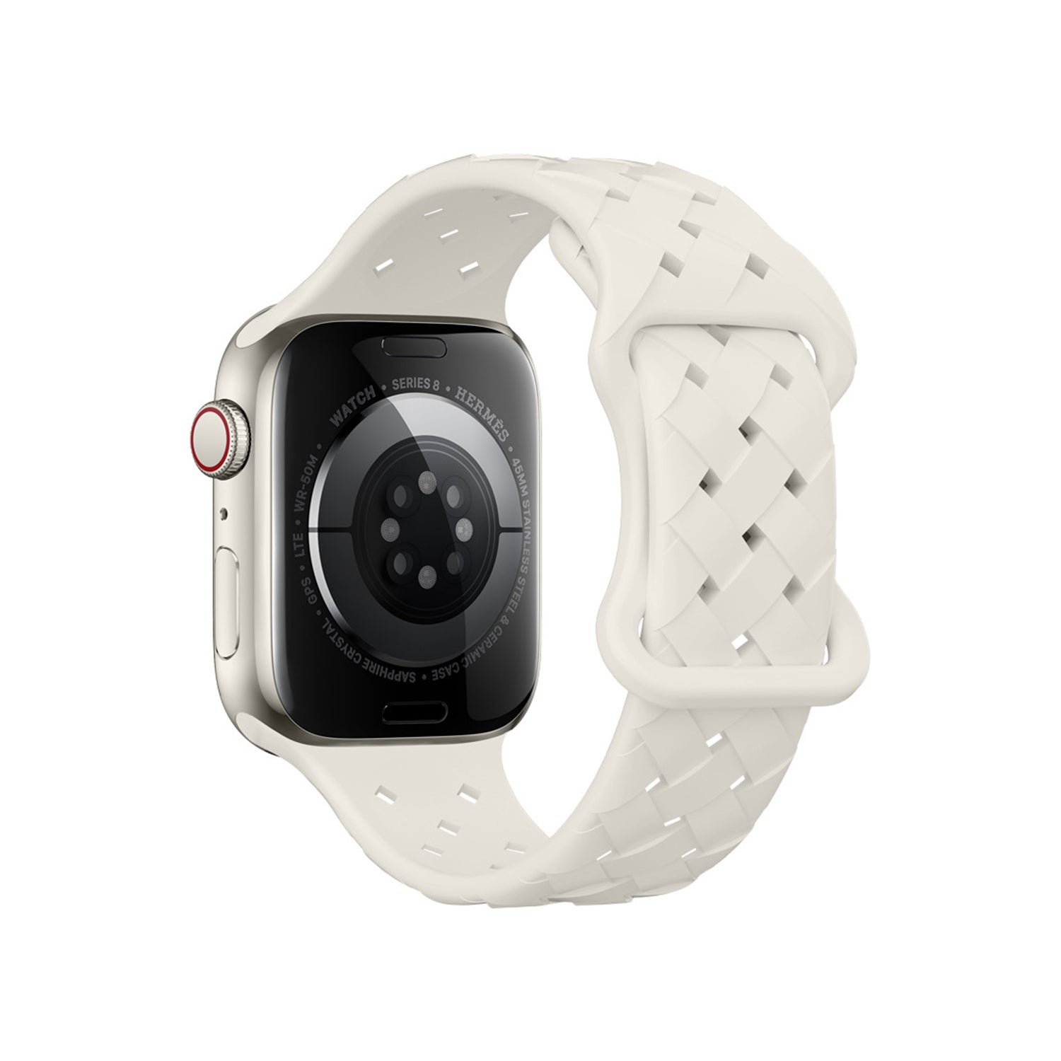 42/44/45/49mm Apple Watch Monochrome Bamboo Woven Series 9/SE/7/6/5/4/3/2/1