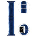 42/44/45mm Twister Braided Solo Loop Fabric Nylon and stainless steel buckle adjustable Strap,suitable for Apple Watch Series 9/SE/ 7 / 6 / 5 / 4 / 3 / 2 / 1