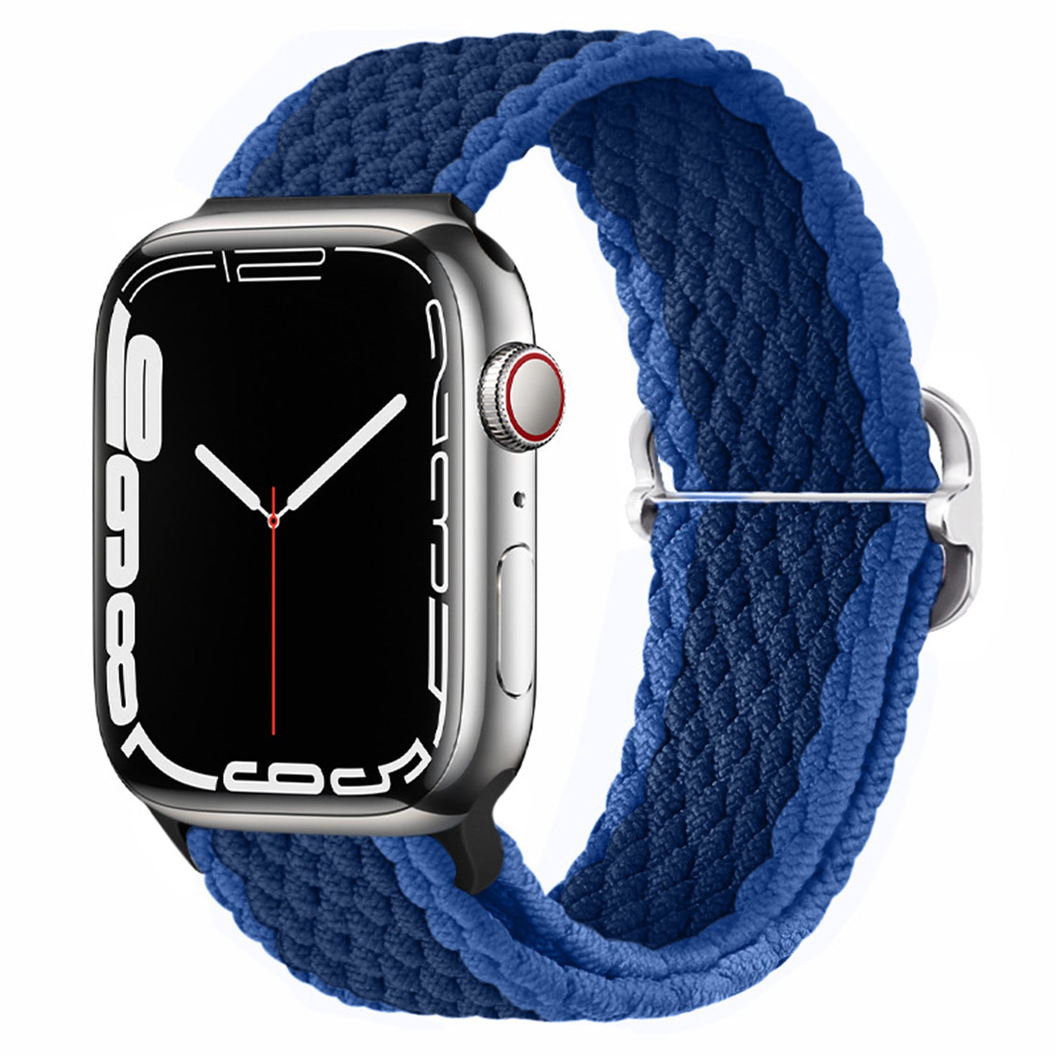 42/44/45mm Twister Braided Solo Loop Fabric Nylon and stainless steel buckle adjustable Strap,suitable for Apple Watch Series 9/SE/ 7 / 6 / 5 / 4 / 3 / 2 / 1