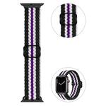 42/44/45mm Twister Braided Solo Loop Fabric Nylon and stainless steel buckle adjustable Strap,suitable for Apple Watch Series 9/SE/ 7 / 6 / 5 / 4 / 3 / 2 / 1