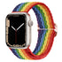 42/44/45mm Twister Braided Solo Loop Fabric Nylon and stainless steel buckle adjustable Strap,suitable for Apple Watch Series 9/SE/ 7 / 6 / 5 / 4 / 3 / 2 / 1