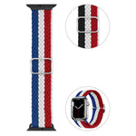 42/44/45mm Twister Braided Solo Loop Fabric Nylon and stainless steel buckle adjustable Strap,suitable for Apple Watch Series 9/SE/ 7 / 6 / 5 / 4 / 3 / 2 / 1