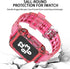 42/44/45mm Glacier transparent jelly strap,Esuitable for Apple Watch series SE/7/6/5/4/3/2/1