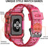42/44/45mm Glacier transparent jelly strap,Esuitable for Apple Watch series SE/7/6/5/4/3/2/1